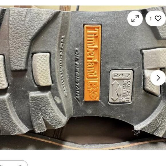 Timberland Pro Pit Boss 6 Steel Toe Work Boot Brown 33034 Mens Size 14 Wide - Picture 7 of 7